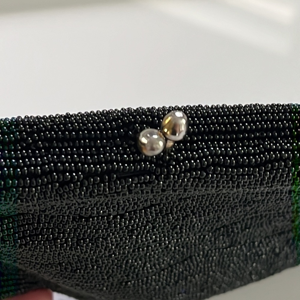 Black Beaded Evening Bag - Picture 3 of 11